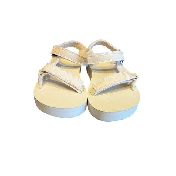 Teva Midform Universal Canvas woman’s 9 sandals birch off white hiking travel - Picture 2 of 5